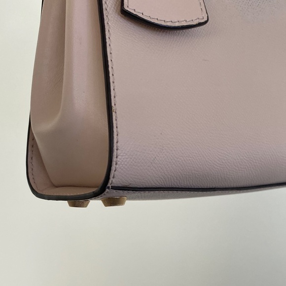 SOLD!Michael Kors Bleeker Small Studded Crossgrain Leather Satchel, Retails $498 - Picture 7 of 17